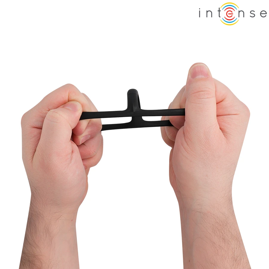 INTENSE - JOHN ADJUSTABLE TRIPLE PENIS RING MODEL 4